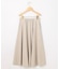 ライトリネンライクフレア スカート