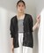 シアーニットVネック カーディガン