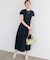 サマージャージーフィットアンドフレア ワンピース