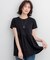 【WEB限定】プレーティング天竺ビスチェ風ティアード Tシャツ