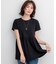 【WEB限定】プレーティング天竺ビスチェ風ティアード Tシャツ