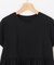 【WEB限定】プレーティング天竺ビスチェ風ティアード Tシャツ