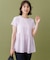 【ご好評により新色追加/WEB限定】プレーティング天竺ビスチェ風ティアード Tシャツ