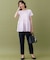 【ご好評により新色追加/WEB限定】プレーティング天竺ビスチェ風ティアード Tシャツ