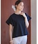 【WEB限定】プレーティング天竺フリルスリーブ Tシャツ