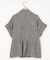 【WEB限定】メランジレノクロス バックペプラムジャケット
