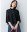 【WEB限定】エンブロイダリーレース 7分袖ブラウス