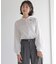 【WEB限定】エアリーシャーティング チュールスリーブブラウス