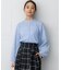 【WEB限定】エアリーシャーティング チュールスリーブブラウス
