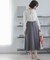 【WEB限定】ライトデシン フリルボウタイブラウス