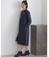 【WEB限定】フィブリルシャーティング カシュクールワンピース