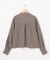 【WEB限定】フィブリルシャーティング  クロップドブラウス