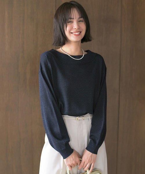 美人LABコラボ】ブリングニット ドルマンスリーブプルオーバー