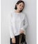【WEB限定】トロンプルイユ パールネックレス 長袖Ｔシャツ