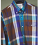 インドマドラスチェック ボタンダウン シャツ