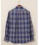 ダブルガーゼチェックシャツ / ボタンダウン