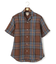 フレンチリネンビッグチェックシャツ