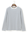 【J.PRESS USA】ボーダー刺繍ロングＴシャツ