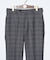 【TREATMENT WOOL】ストレッチサキソニーチェック スラックス