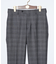 【TREATMENT WOOL】ストレッチサキソニーチェック スラックス