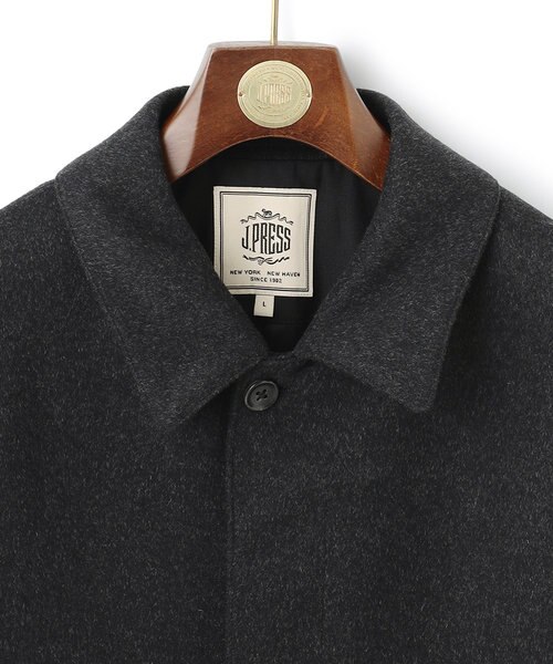 J.press ウールカシミヤビーバーステンカラーコート Ｌ 定番】ウールカシミアビーバー ドレスカーコート （ステンカラー