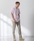 【PEPPIN MERINO COMFORT】ジオメトリックドビー スラックス