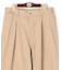 ギザツイルワンタックワイドパンツ