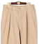 ギザツイルワンタックワイドパンツ