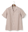 【HYBRID LINEN】オープンカラーシャツ