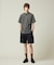 【HYBRID LINEN】 バンドカラーシャツ