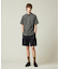 【HYBRID LINEN】 バンドカラーシャツ