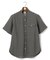 【HYBRID LINEN】 バンドカラーシャツ
