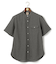 【HYBRID LINEN】 バンドカラーシャツ