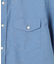 【HYBRID LINEN】 バンドカラーシャツ