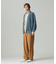 【WEB限定カラー有】バックブル スウェットカーディガン