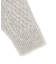 【KING SIZE】【Cash Lamb’s Wool】ハイネックケーブルカーディガンニット