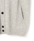 【KING SIZE】【Cash Lamb’s Wool】ハイネックケーブルカーディガンニット