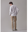 【IVY COLLECTION】【毎シーズン大好評】バックブル ロンストクレイジーパターン バンドカラーシャツ