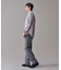 【IVY COLLECTION】【KING SIZE】バックブル ロンストクレイジーパターン バンドカラーシャツ