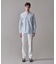 【IVY COLLECTION】【KING SIZE】バックブル ロンストクレイジーパターン バンドカラーシャツ