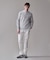【IVY COLLECTION】【KING SIZE】バックブル ロンストクレイジーパターン バンドカラーシャツ