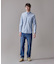 【KANEMASA JERSEY】【きちんと見え、快適な着心地】ストライプジャージ ボタンダウンシャツ / JAPAN MADE