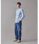 【KANEMASA JERSEY】【きちんと見え、快適な着心地】ストライプジャージ ボタンダウンシャツ / JAPAN MADE