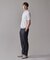 【Peppin Merino Comfort】【ウォッシャブル可 / 折り目加工】プレーンウィーヴ スラックス / ノータック