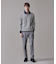 【Peppin Merino Comfort】【ウォッシャブル可 / 折り目加工】バーズアイ スラックス / ノータック