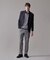【Peppin Merino Comfort】【ウォッシャブル可 / 折り目加工】バーズアイ スラックス / ノータック
