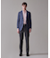 【Peppin Merino Comfort】【ウォッシャブル可 / 折り目加工】バーズアイ スラックス / ノータック