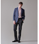 【Peppin Merino Comfort】【ウォッシャブル可 / 折り目加工】バーズアイ スラックス / ノータック