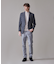【ストレッチ】シャンブレーストレッチツイル パンツ