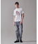 新色登場！【毎シーズン大好評】【UNISEX】ファブリックワッペン バックブルTシャツ